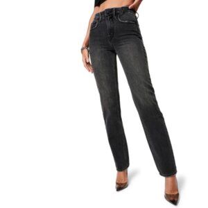 Good American Good '90s Icon Straight Leg Jeans